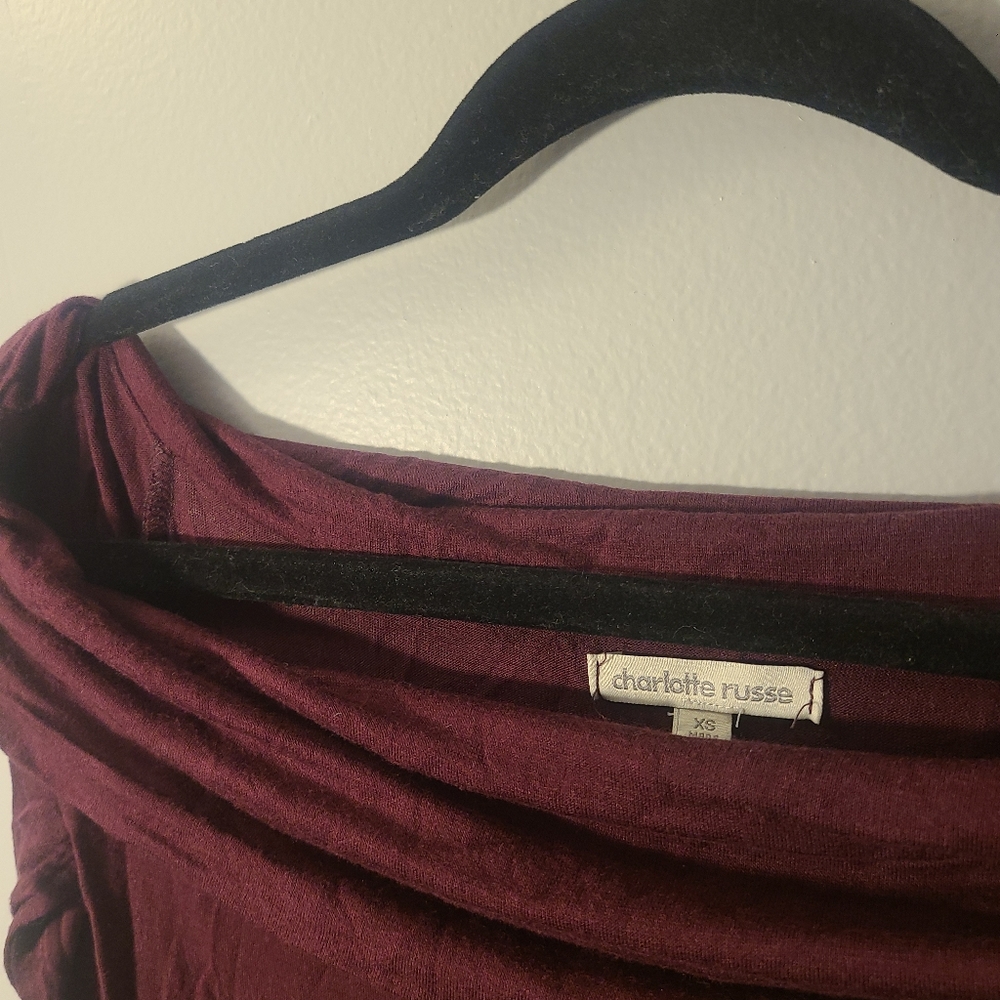 Off shoulder shirt